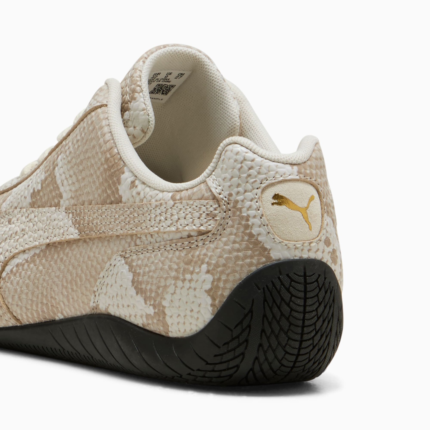 Speedcat Snake Print Sneakers Unisex - Silver Fog-Vapor Gray