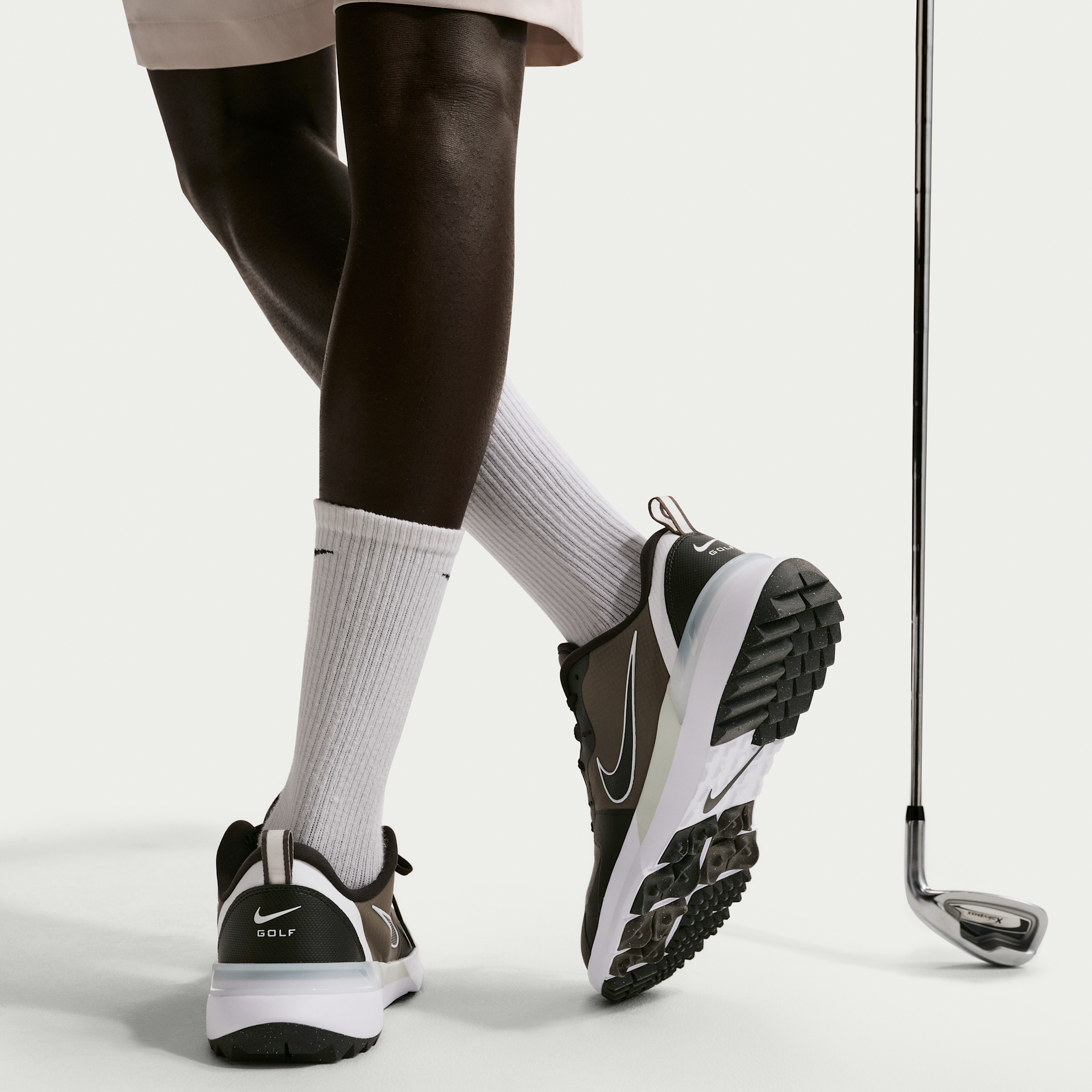 Nike Tempo G - Medium Ash/Μαύρο/Λευκό - 9
