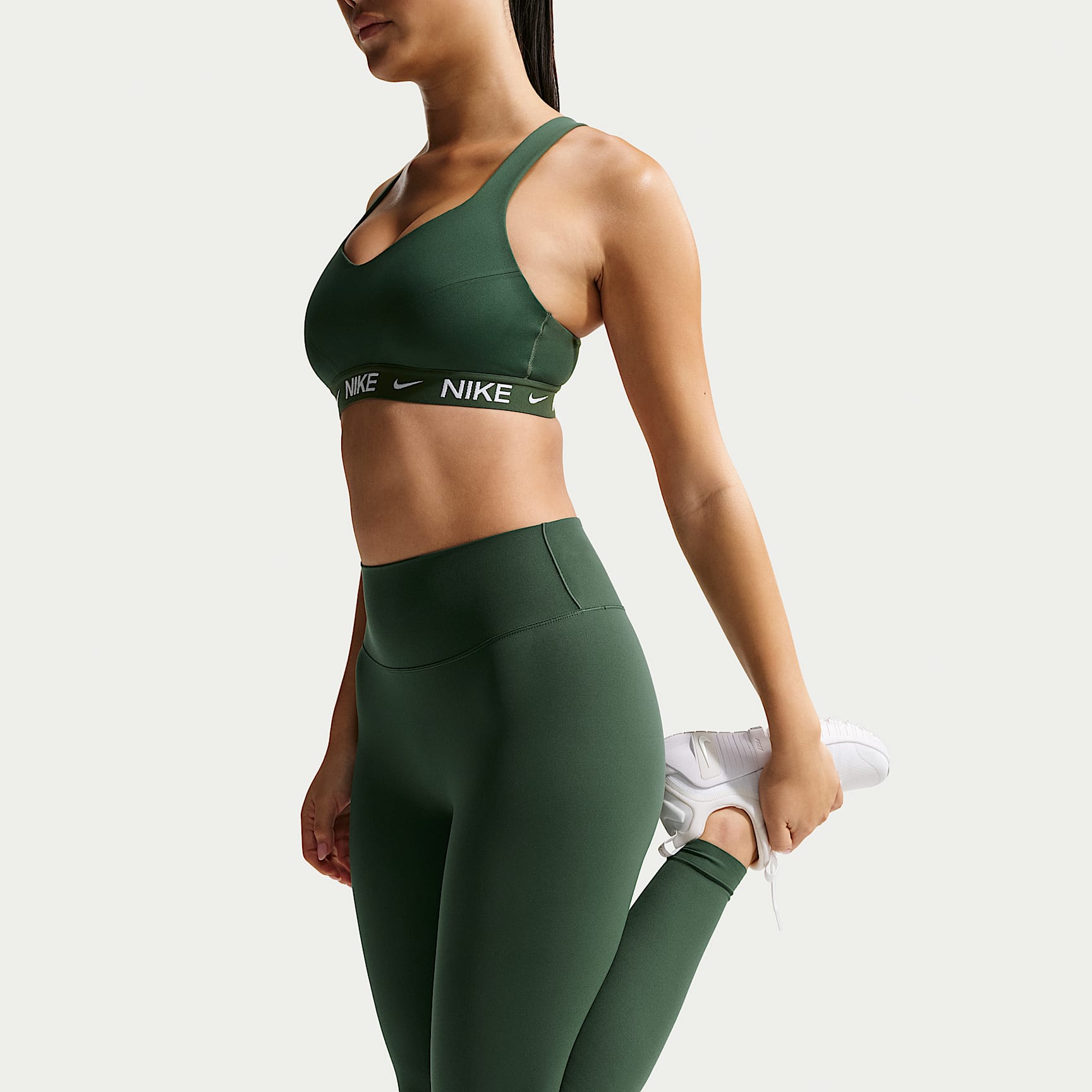 Nike Zenvy - Nike Zenvy Leggings in voller Länge mit hohem Bund und ohne Frontnaht (Damen)