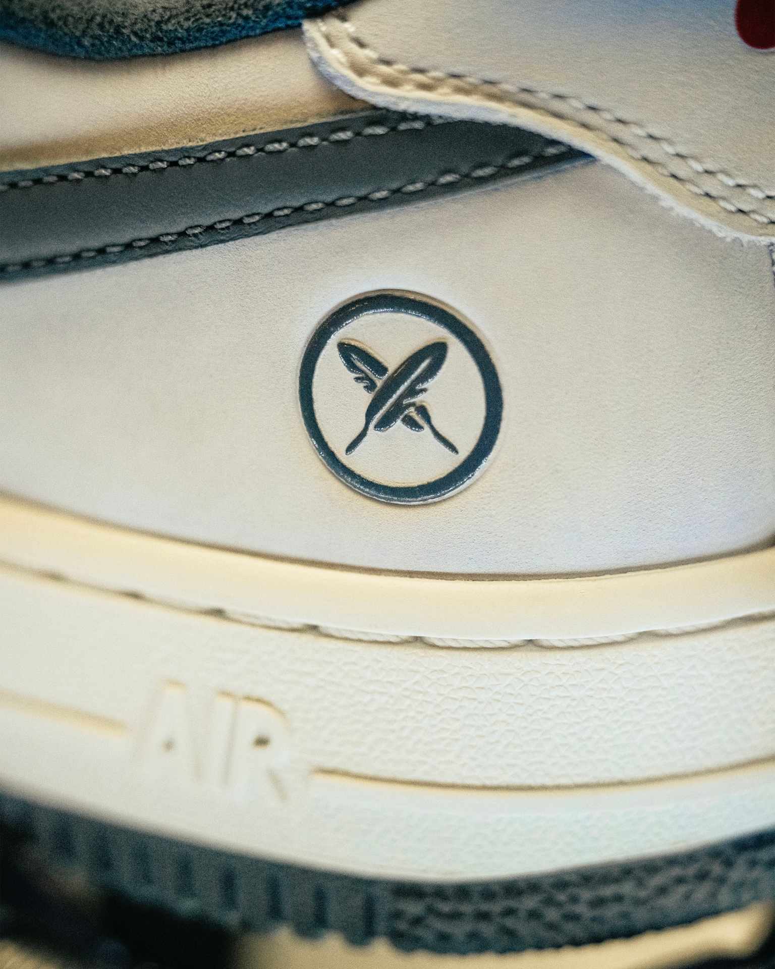 Nike SB Air Force 1 x Yuto - Λευκό/Λευκό/Coconut Milk/Iron Grey - 13