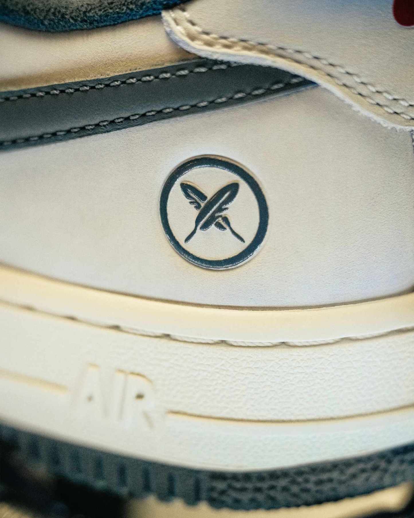 Nike SB Air Force 1 x Yuto - Λευκό/Λευκό/Coconut Milk/Iron Grey - 13