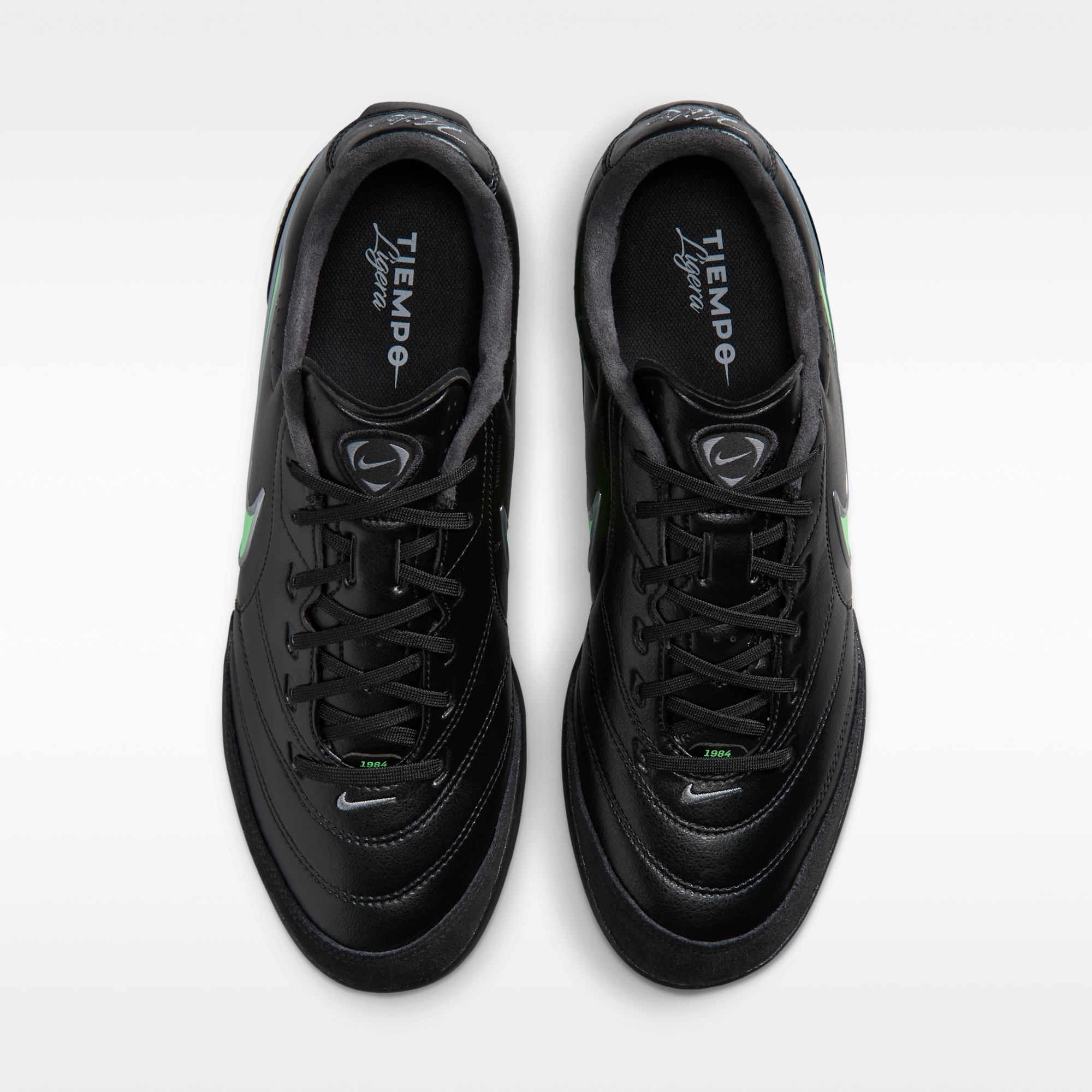 Nike Tiempo Ligera Pro - Μαύρο/Μαύρο/Illusion Green (IB4477-002) - 4