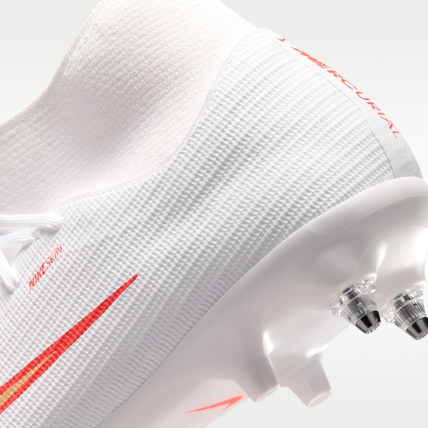 Nike Mercurial Superfly 11 Academy - Λευκό/Bright Crimson/Blur (IO1492-100) - 9