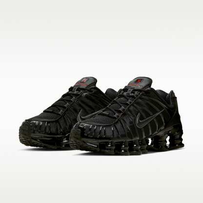 Nike Shox TL - Μαύρο/Metallic Hematite/Max Orange/Μαύρο - 5