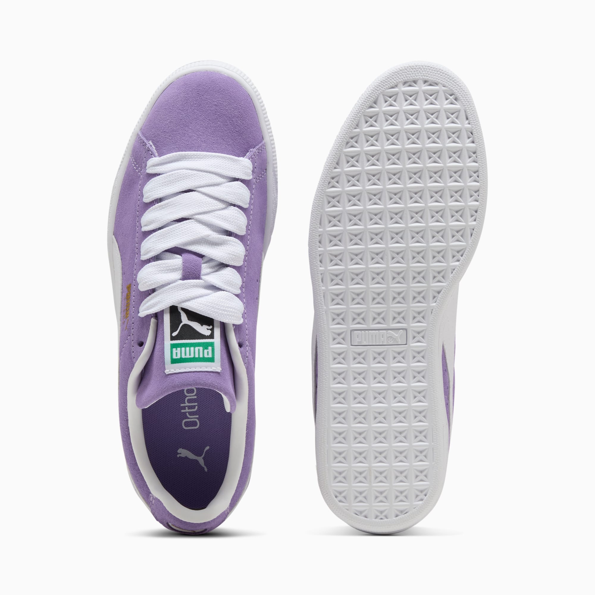 Suede Classic Sneakers Unisex - Lavender Alert-PUMA White
