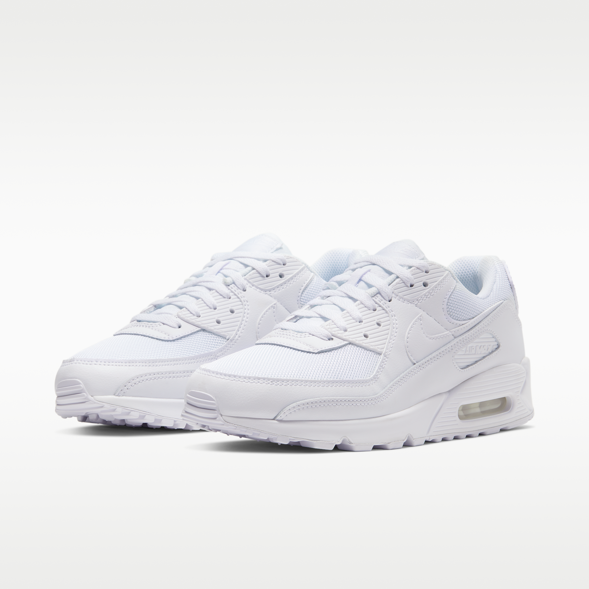 Nike Air Max 90 - Λευκό/Λευκό/Wolf Grey/Λευκό - 5