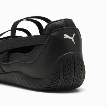 Speedcat Ballet Lederschuhe Damen - PUMA Black-PUMA White