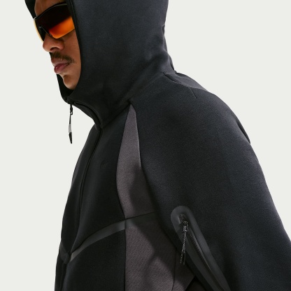 Nike Tech - Nike Tech Windrunner-Fleecejacke mit durchgehendem Reißverschluss und Color-Block-Design (Herren)