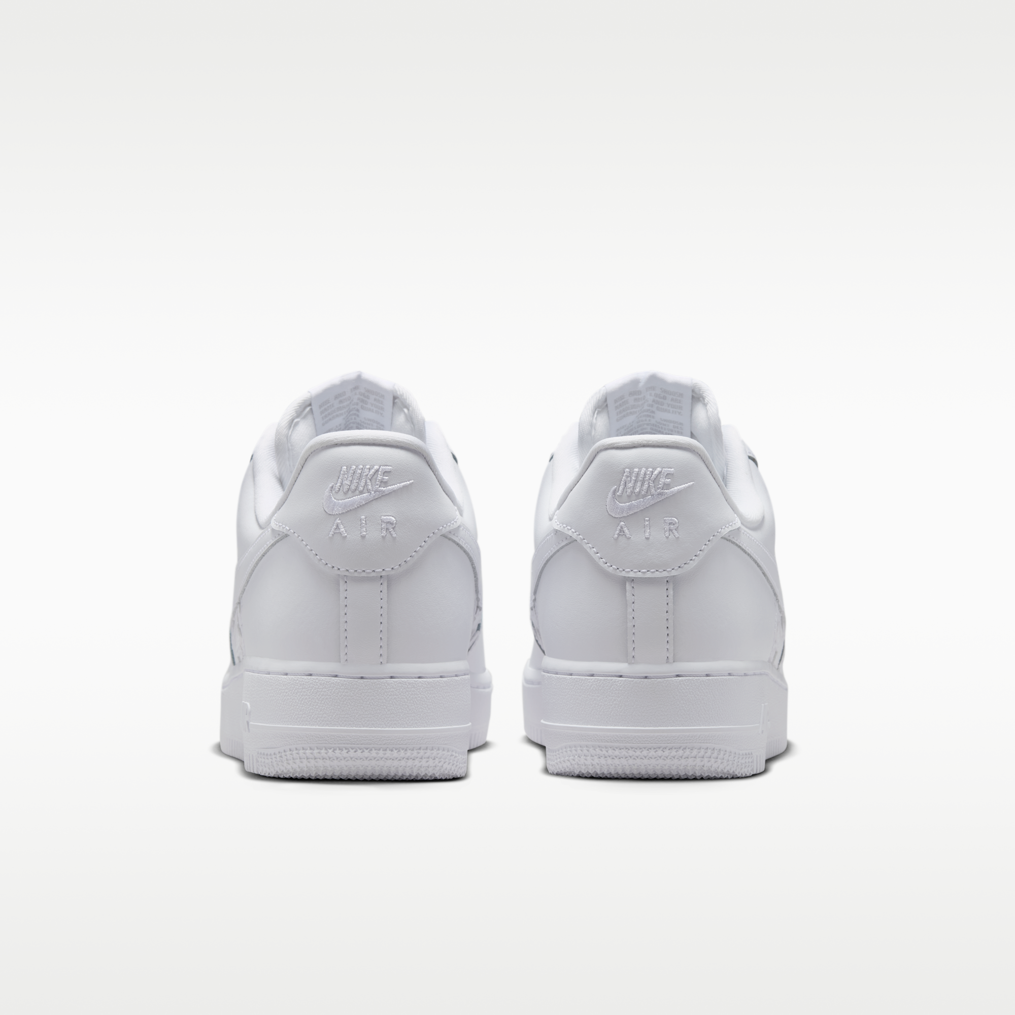 Nike Air Force 1 '07 Edge - Λευκό/Metallic Silver/Λευκό - 6