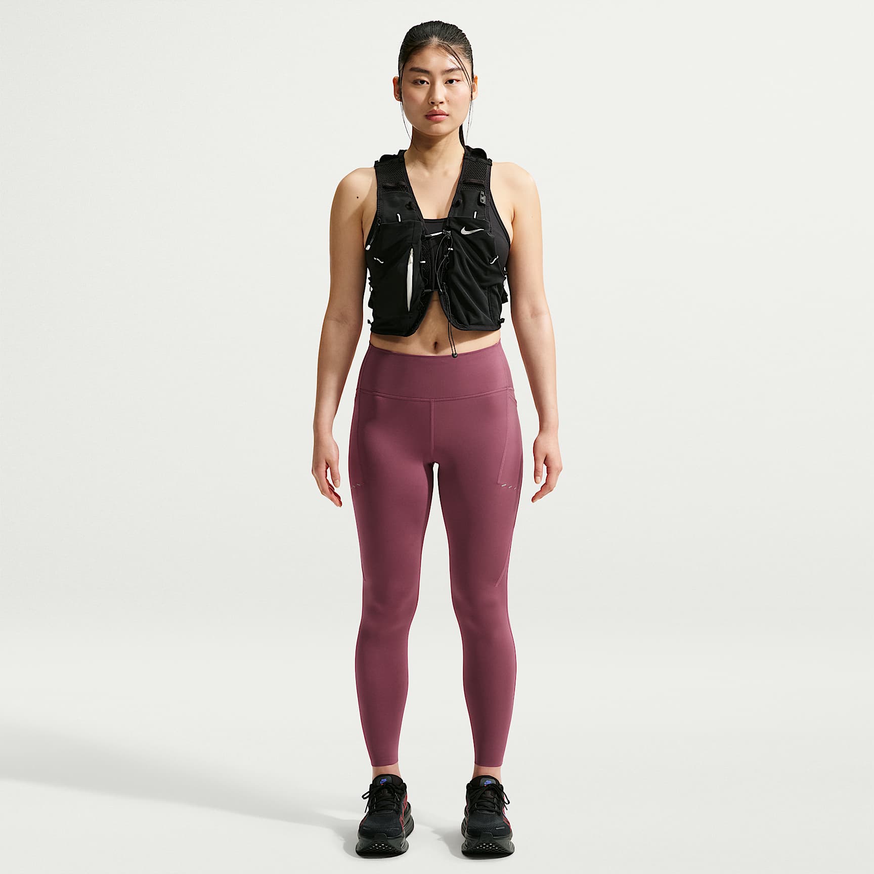 Nike Swift - Nike Swift 7/8-Lauf-Leggings mit hohem Bund und Taschen (Damen)