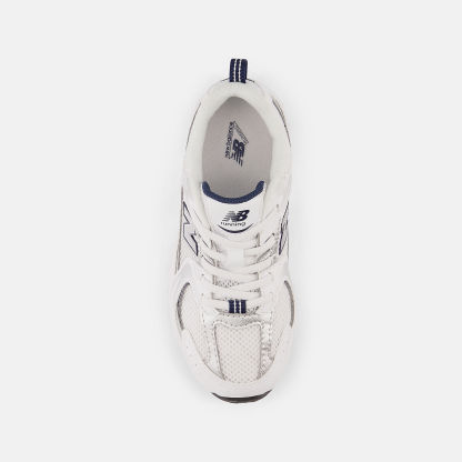 New Balance 530 BUNGEE LACE - WHITE con NATURAL INDIGO y Silver Metallic - PZ530SB1