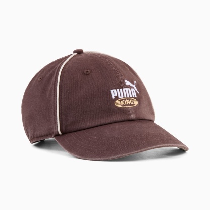 PUMA King Baseball Cap - Chocolate Brown