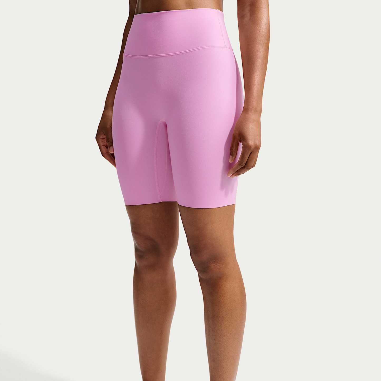 Nike Zenvy - Nike Zenvy Bike Shorts mit hohem Taillenbund (Damen, ca. 20,5 cm)