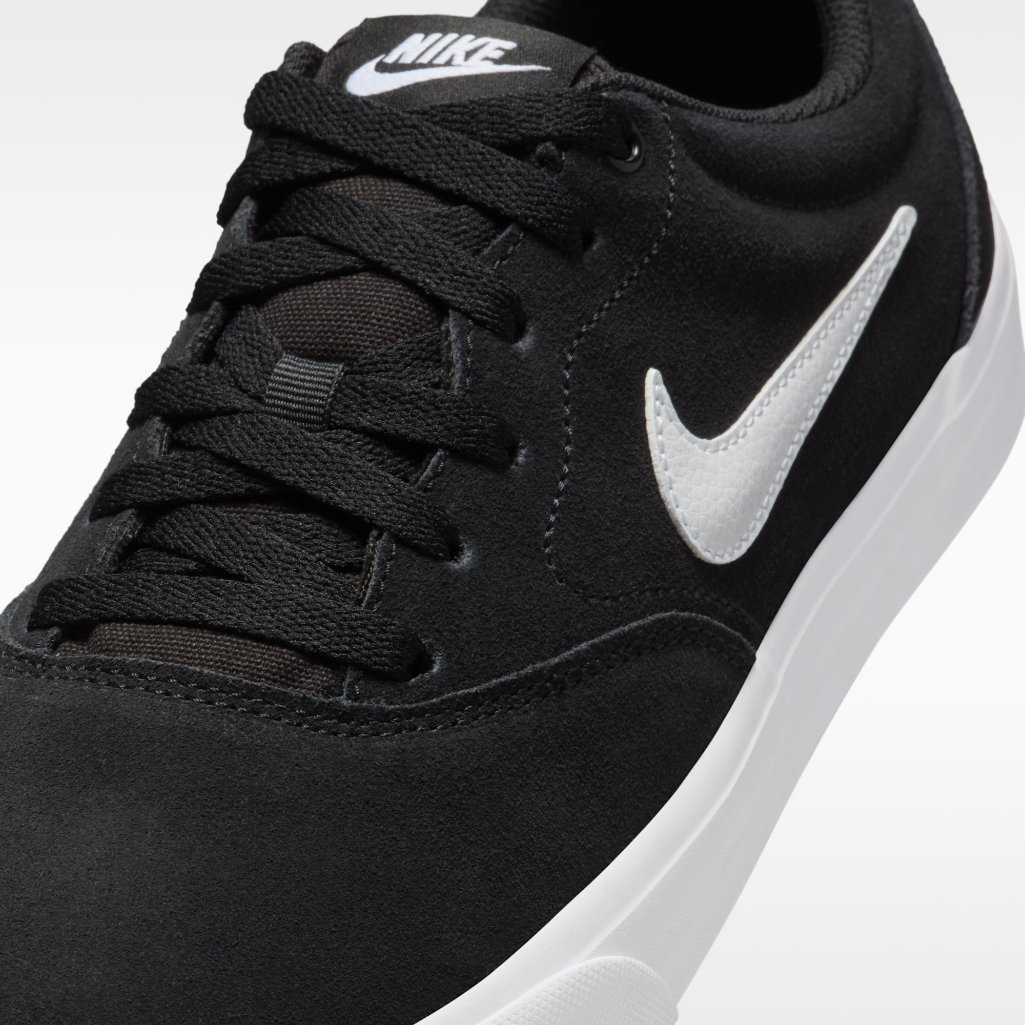 Nike Charge Suede - Μαύρο/Μαύρο/Λευκό - 7