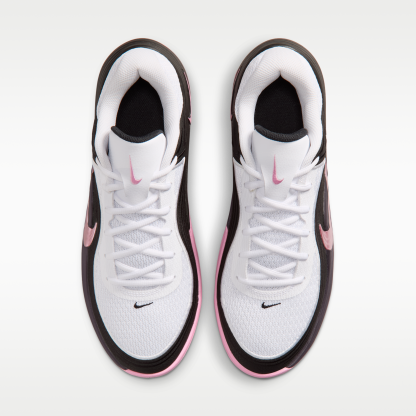 Nike Precision 8 Low - Λευκό/Μαύρο/Pink Rise/Pink Rise - 4