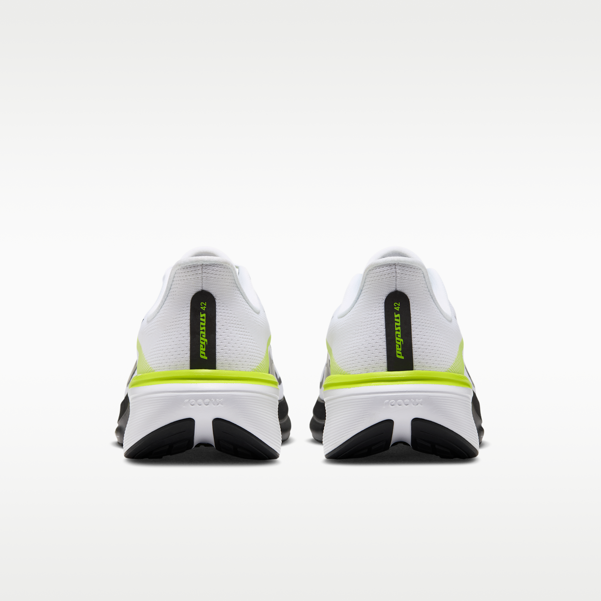 Nike Pegasus 42 - Λευκό/Lemon Venom/Λευκό/Μαύρο - 6