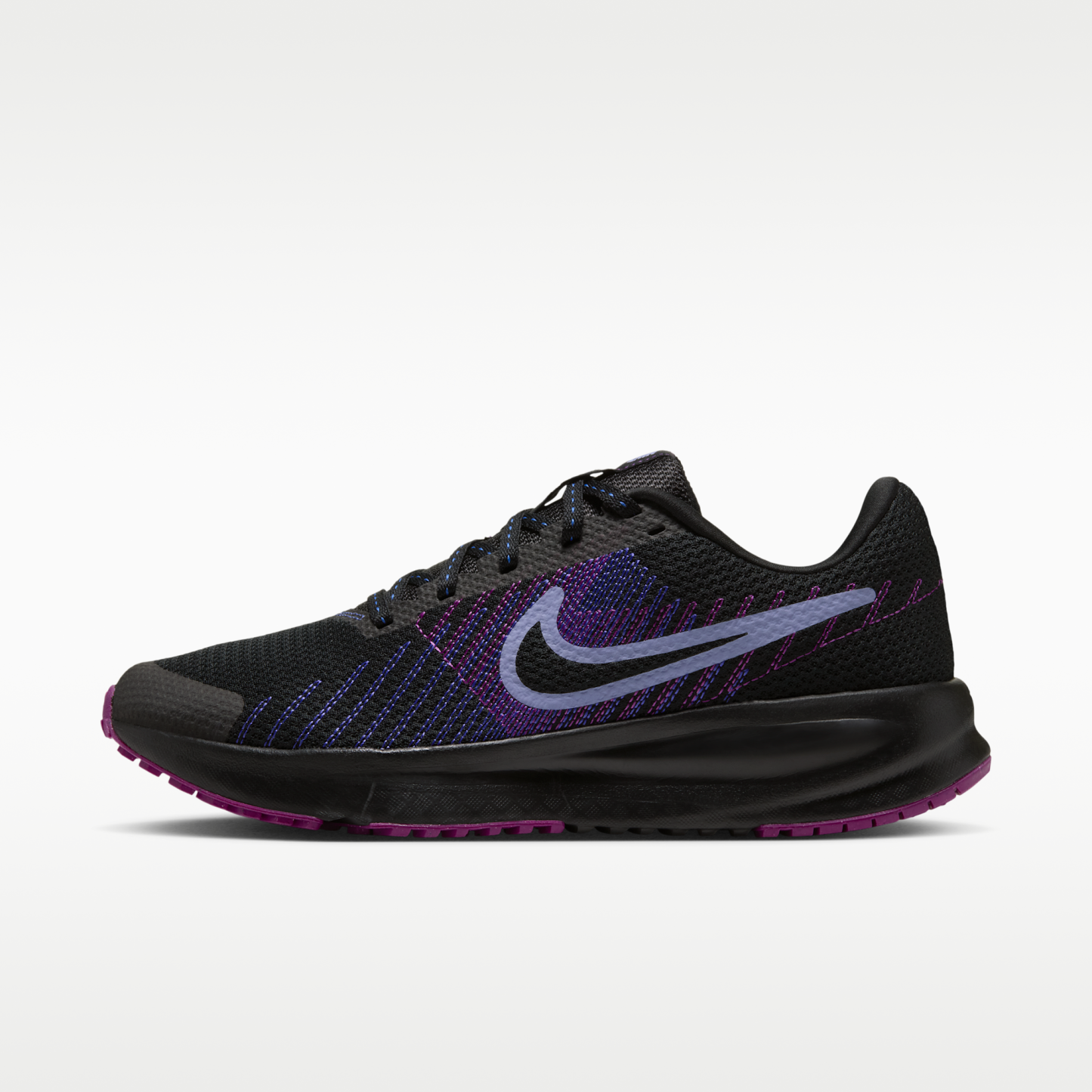 Nike Run Defy - Μαύρο/Persian Violet/Vivid Purple/Purple Pulse - 1