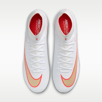 Nike Mercurial Superfly 11 Academy - Λευκό/Bright Crimson/Blur (IO1485-100) - 4