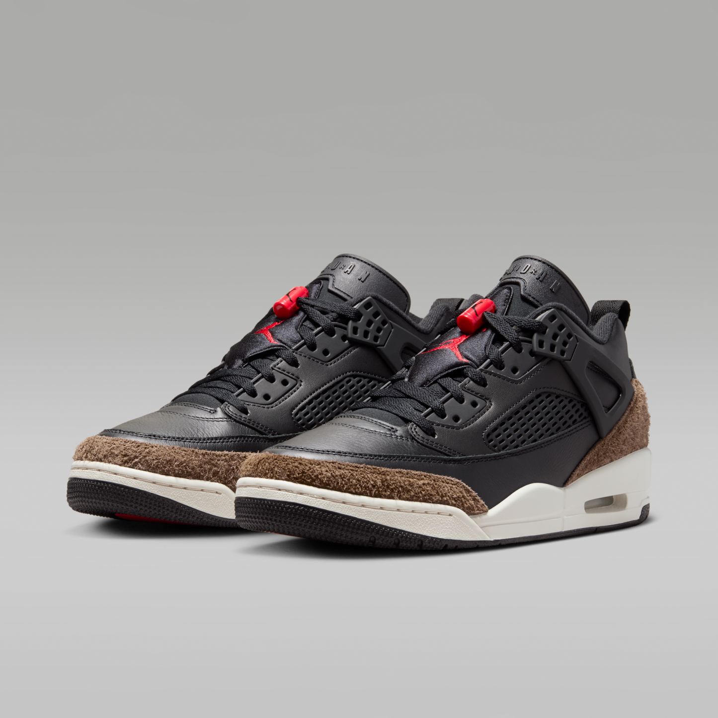 Jordan Spizike Low - Μαύρο/Palomino/Phantom/University Red - 5
