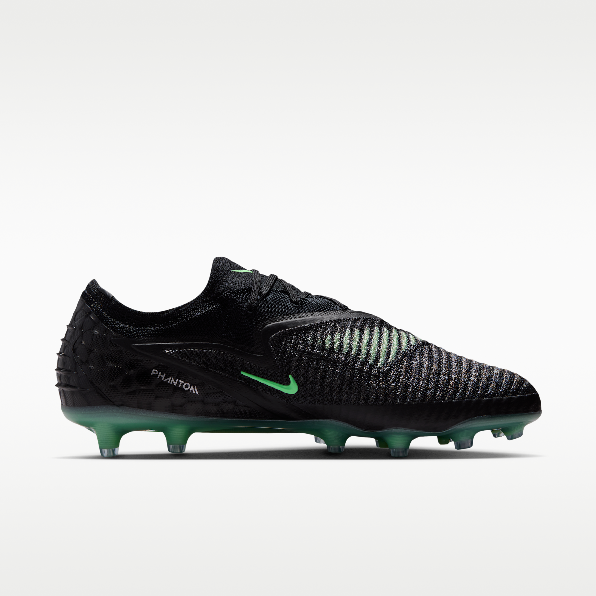 Nike Phantom 6 Low Elite - Μαύρο/Μαύρο/Illusion Green (HQ2335-001) - 3