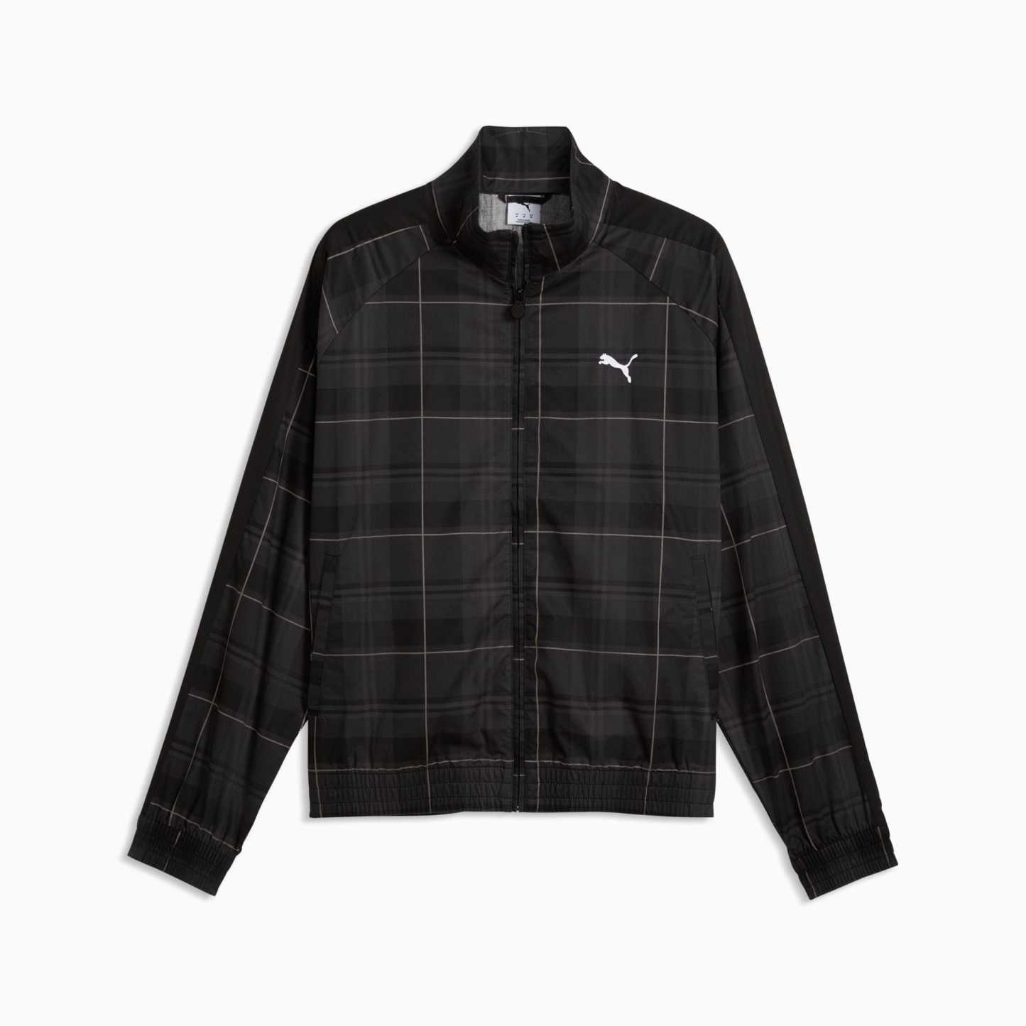 T7 Relaxed Tartan Trainingsjacke Herren - PUMA Black