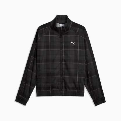 T7 Relaxed Tartan Trainingsjacke Herren - PUMA Black