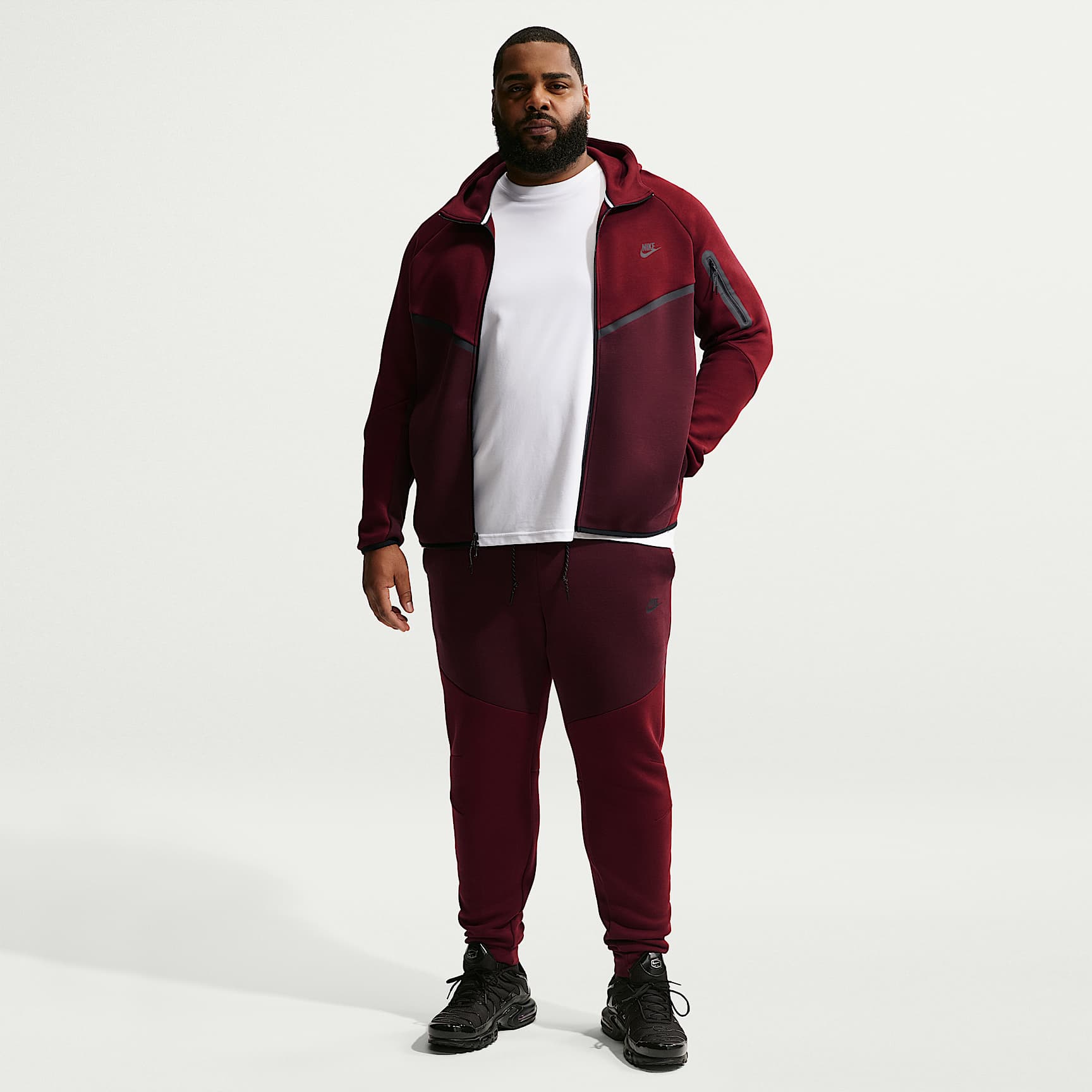 Nike Tech - Nike Tech Windrunner-Jacke aus Fleece mit durchgehendem Reißverschluss (Herren)