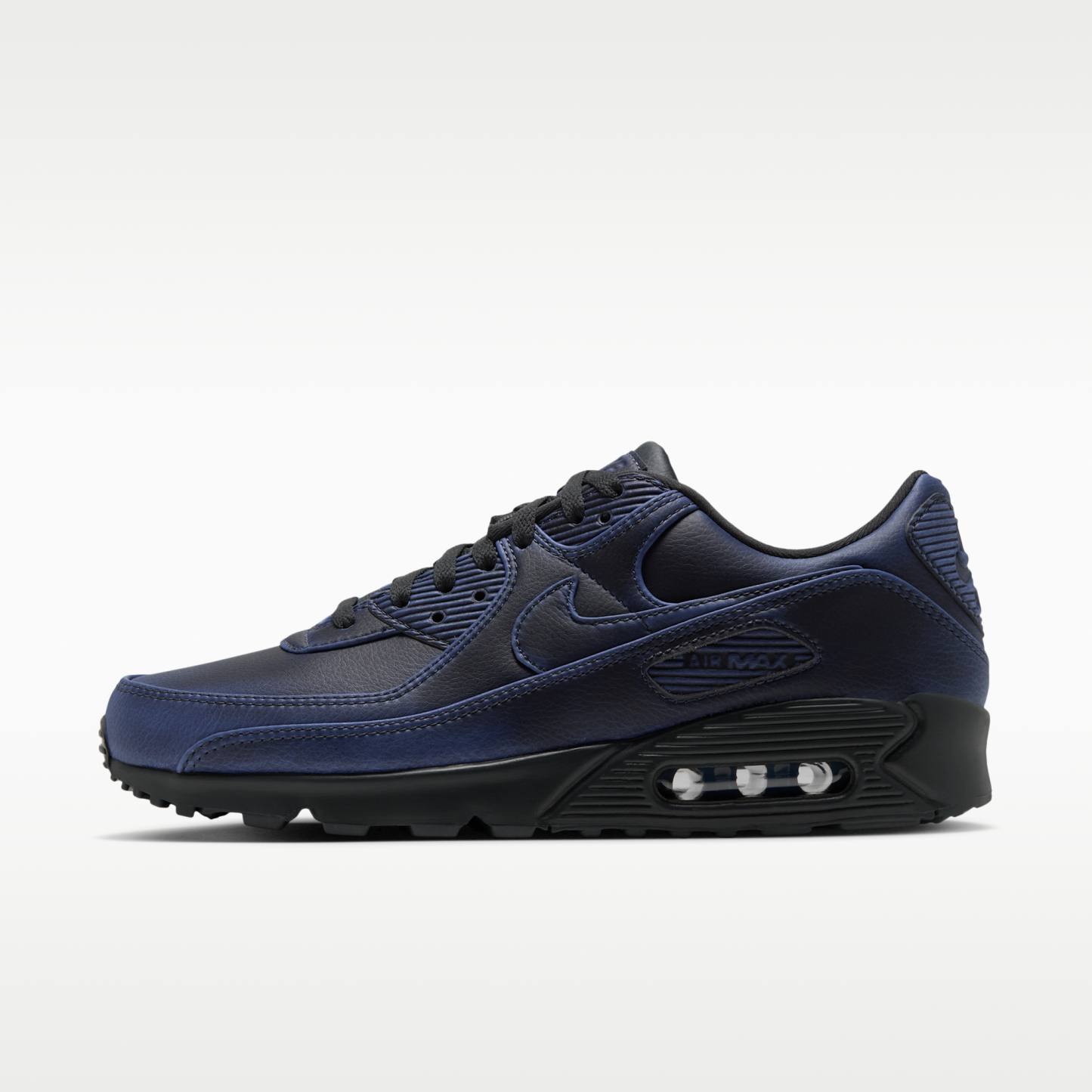Nike Air Max 90 Premium - Dark Smoke Grey/University Blue/Dark Smoke Grey - 1