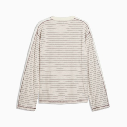 T7 Langarmshirt Unisex - Warm White Heather