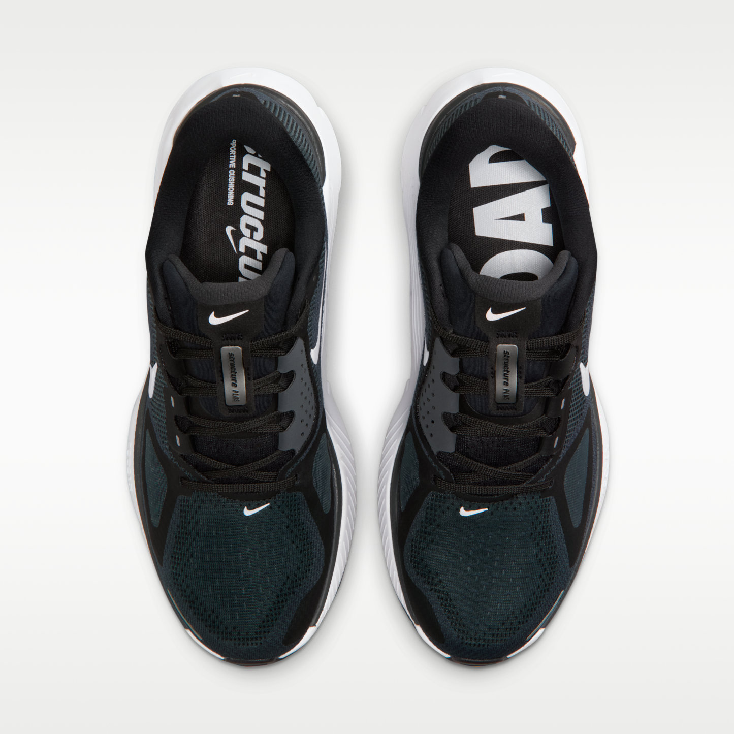 Nike Structure Plus - Μαύρο/Anthracite/Λευκό - 4