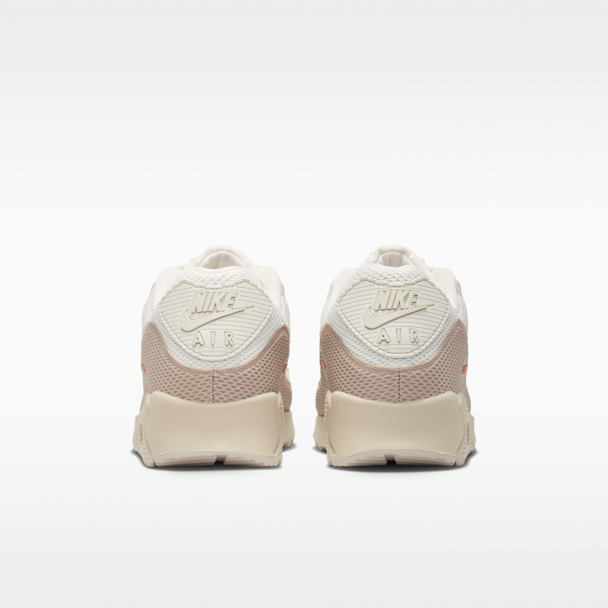 Nike Air Max 90 Premium - Phantom/Cream II/Safety Orange/Light Orewood Brown - 6
