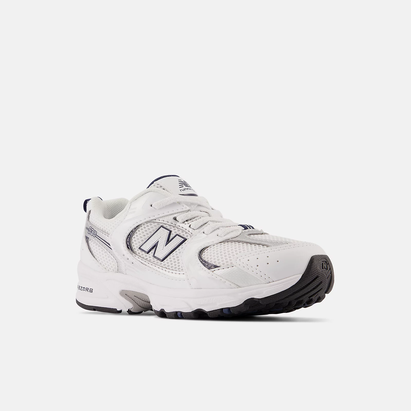 New Balance 530 BUNGEE LACE - WHITE con NATURAL INDIGO y Silver Metallic - PZ530SB1
