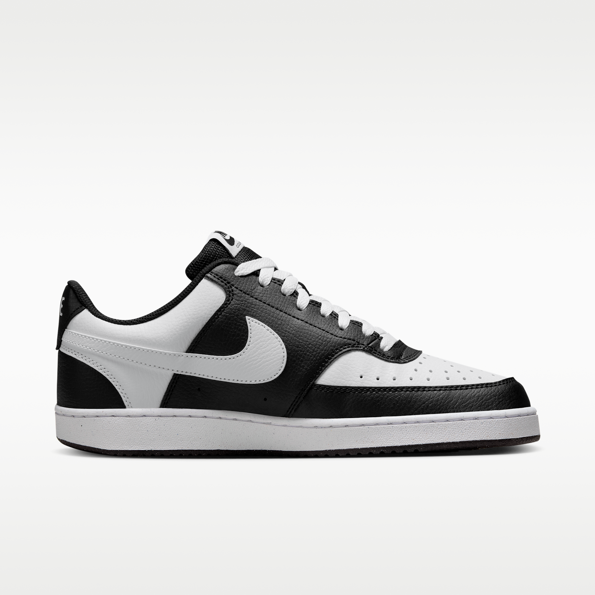 Nike Court Vision Low - Μαύρο/Λευκό - 3