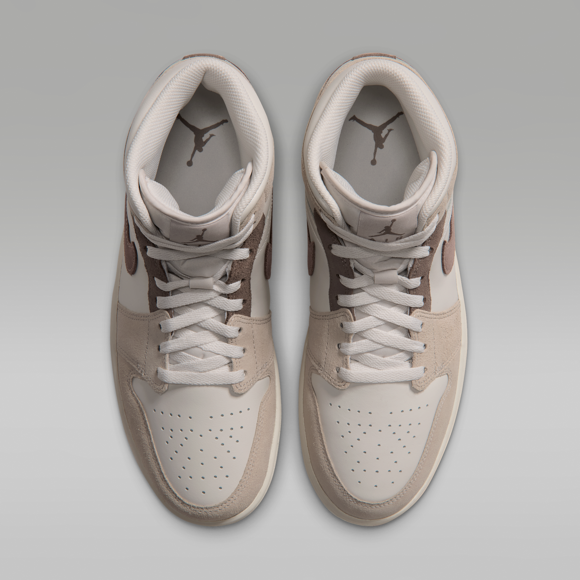 Air Jordan 1 Mid SE - Phantom/Cream II/Mink Brown - 4