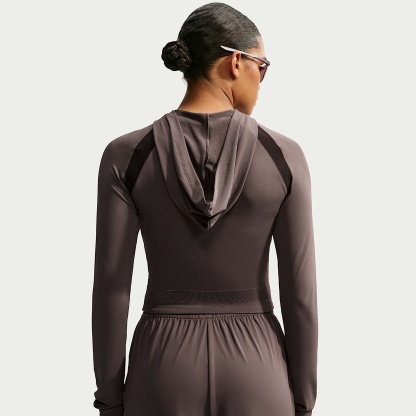NikeSKIMS dehnbares Strickmaterial - NikeSKIMS Stretch Knit Baby-Hoodie mit durchgehendem Reißverschluss (Damen)