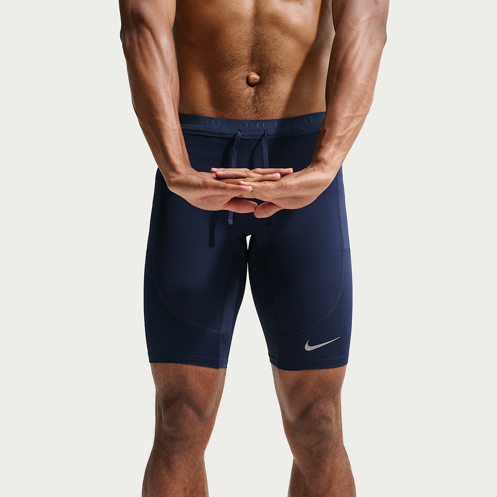Nike Stride - Nike Stride Dri-FIT 1/2 Laufleggings (Herren)