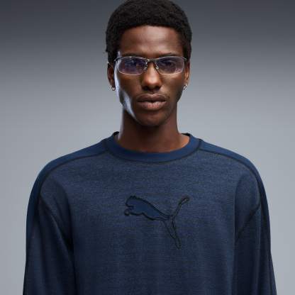 T7 Langarmshirt Unisex - Persian Blue Heather