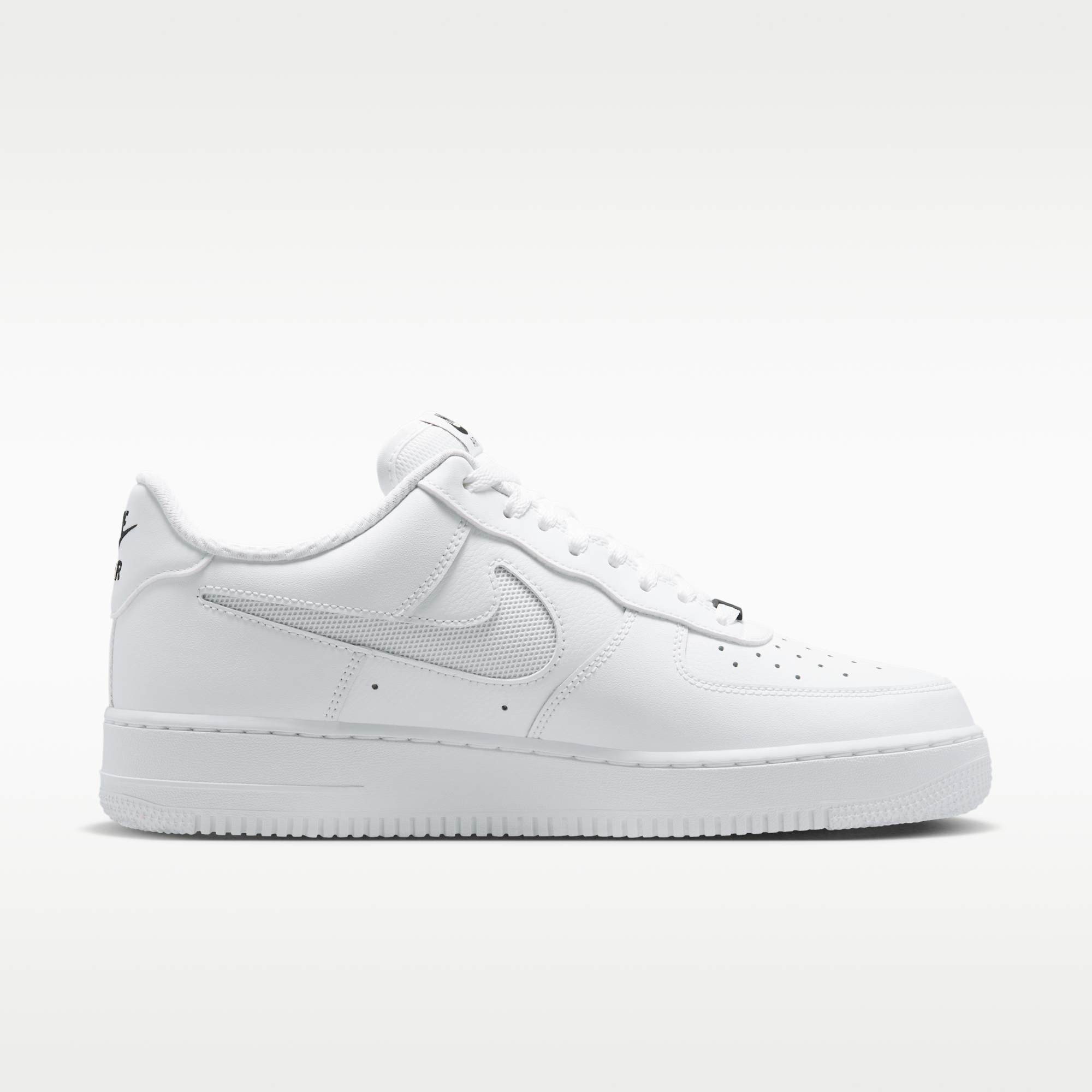 Nike Air Force 1 '07 LV8 - Λευκό/Μαύρο/Reflect Silver - 3