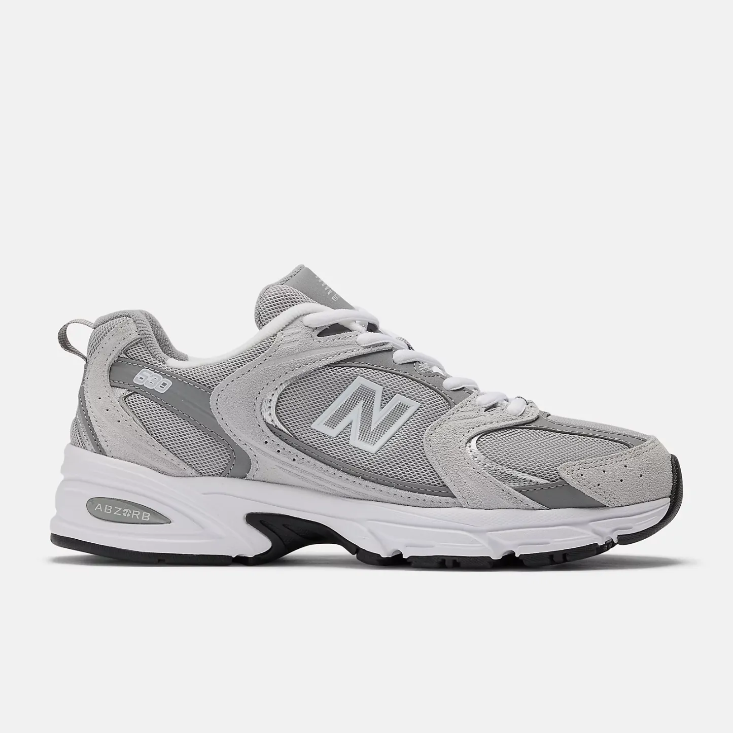New Balance 530 - RAINCLOUD con SHADOW GREY y Silver Metallic - MR530CK