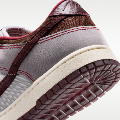 Nike Dunk Low Retro - Pure Platinum/Wolf Grey/Team Red/Burgundy Crush - 8