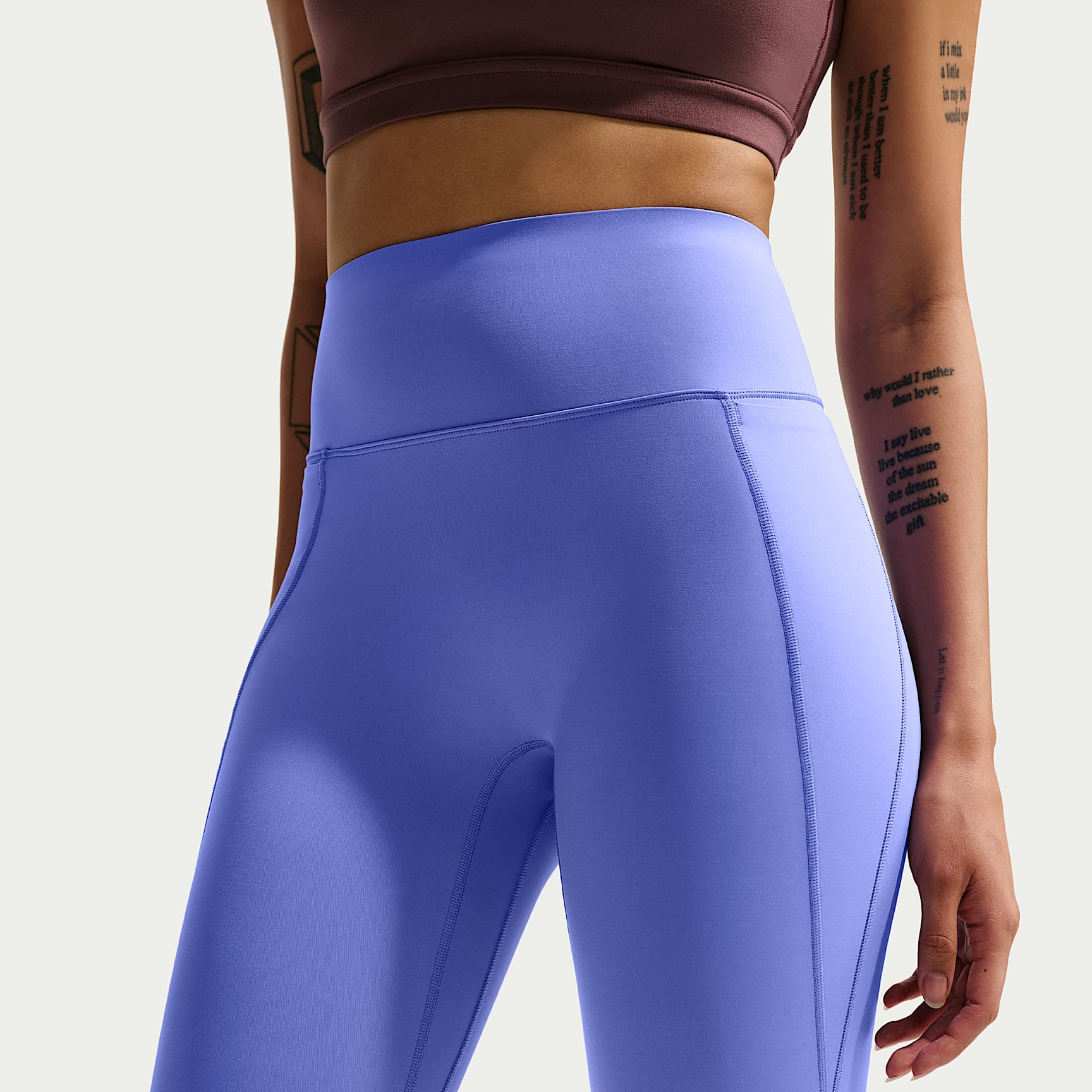 Nike Universa - Nike Universa Leggings in voller Länge mit hohem Bund und ohne Frontnaht (Damen)