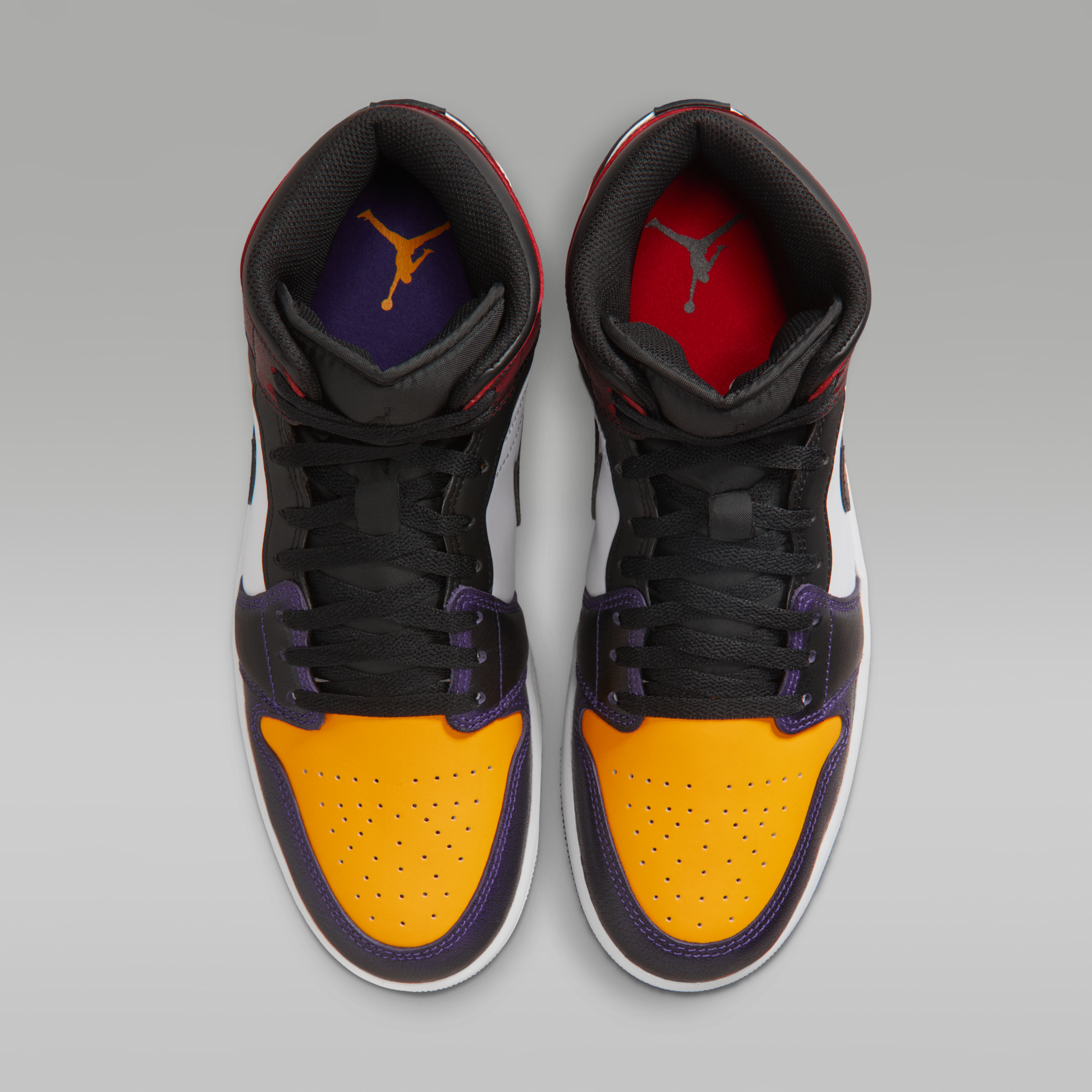 Air Jordan 1 Mid SE - True Red/Λευκό/Court Purple/Μαύρο - 4