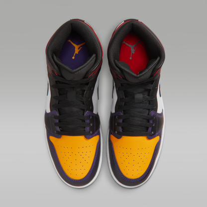 Air Jordan 1 Mid SE - True Red/Λευκό/Court Purple/Μαύρο - 4