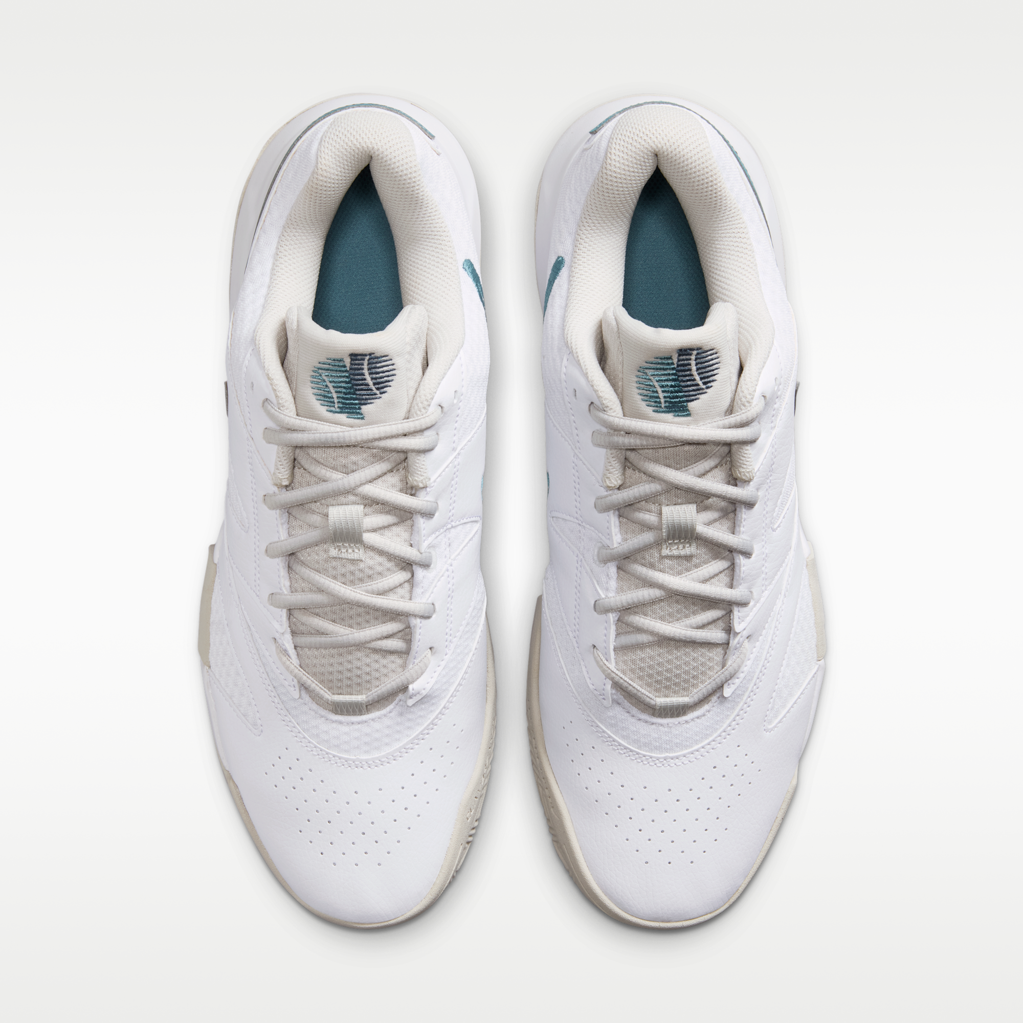 NikeCourt Lite 4 - Λευκό/Light Bone/New Slate/Smokey Blue - 4
