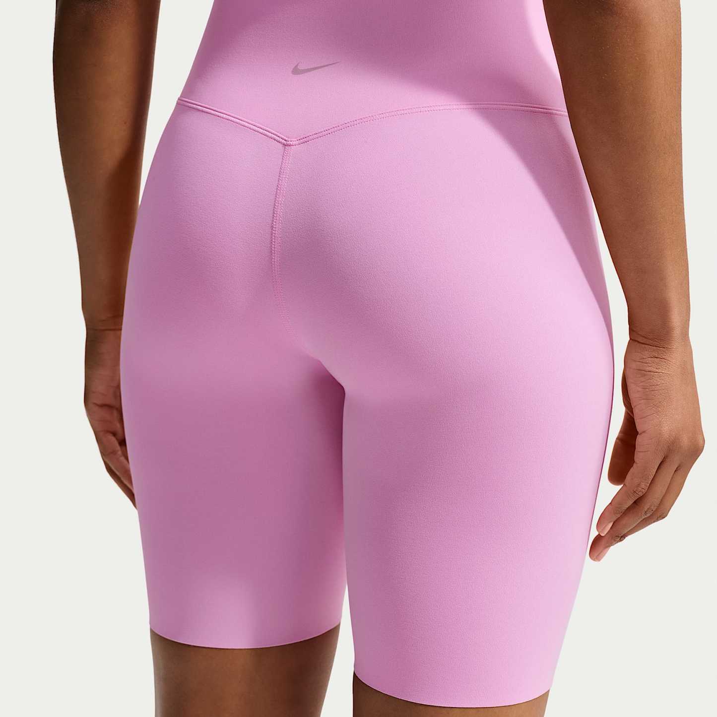 Nike Zenvy - Nike Zenvy Bike Shorts mit hohem Taillenbund (Damen, ca. 20,5 cm)