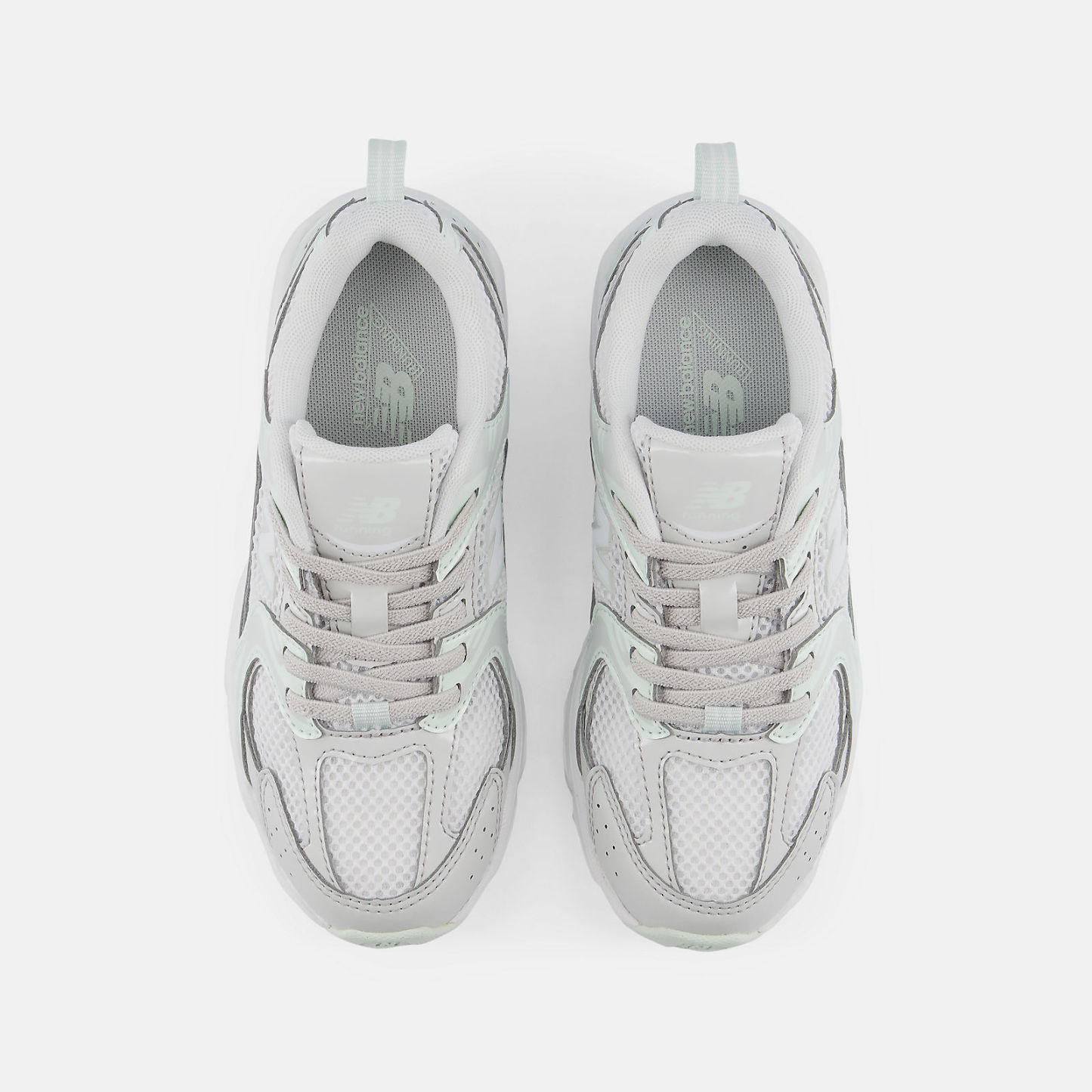 New Balance 530 BUNGEE LACE - GREY MATTER con MINT WATER - P5306LF