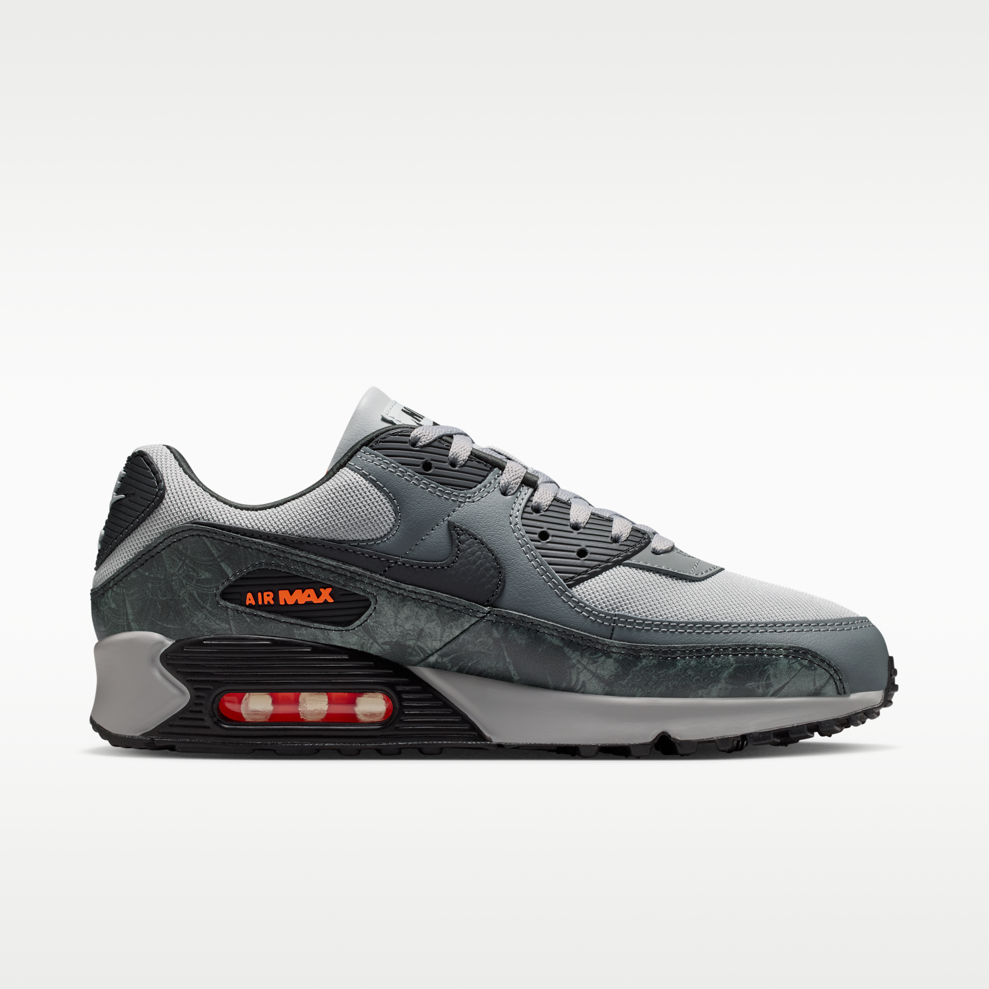 Nike Air Max 90 Premium - Πολύχρωμο/Πολύχρωμο/Hyper Crimson/Μαύρο - 3