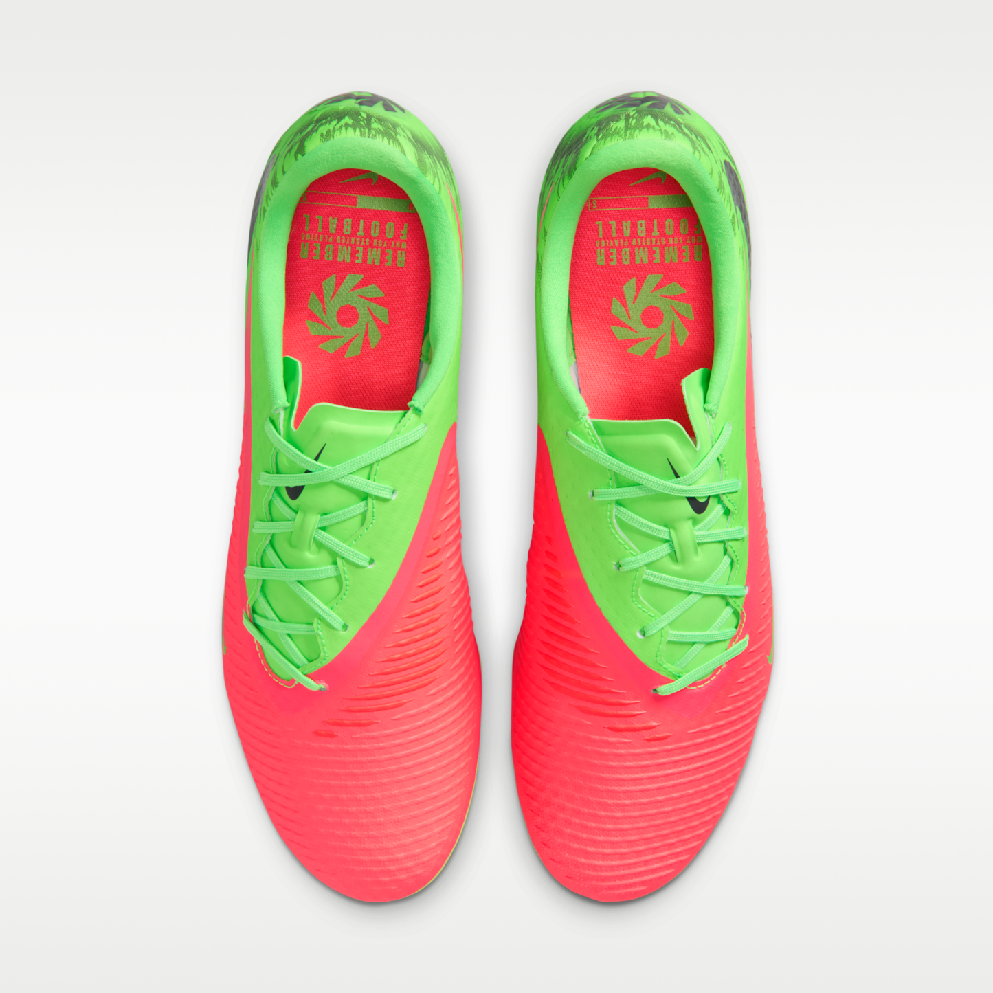 Nike Phantom 6 Low Academy "Erling Haaland" - Hot Punch/Green Strike/Μαύρο - 4