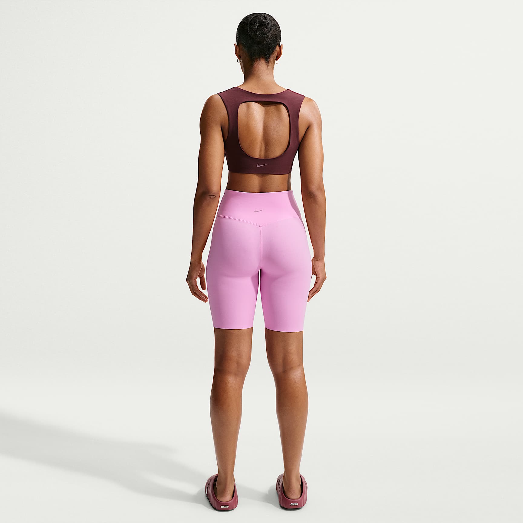 Nike Zenvy - Nike Zenvy Bike Shorts mit hohem Taillenbund (Damen, ca. 20,5 cm)