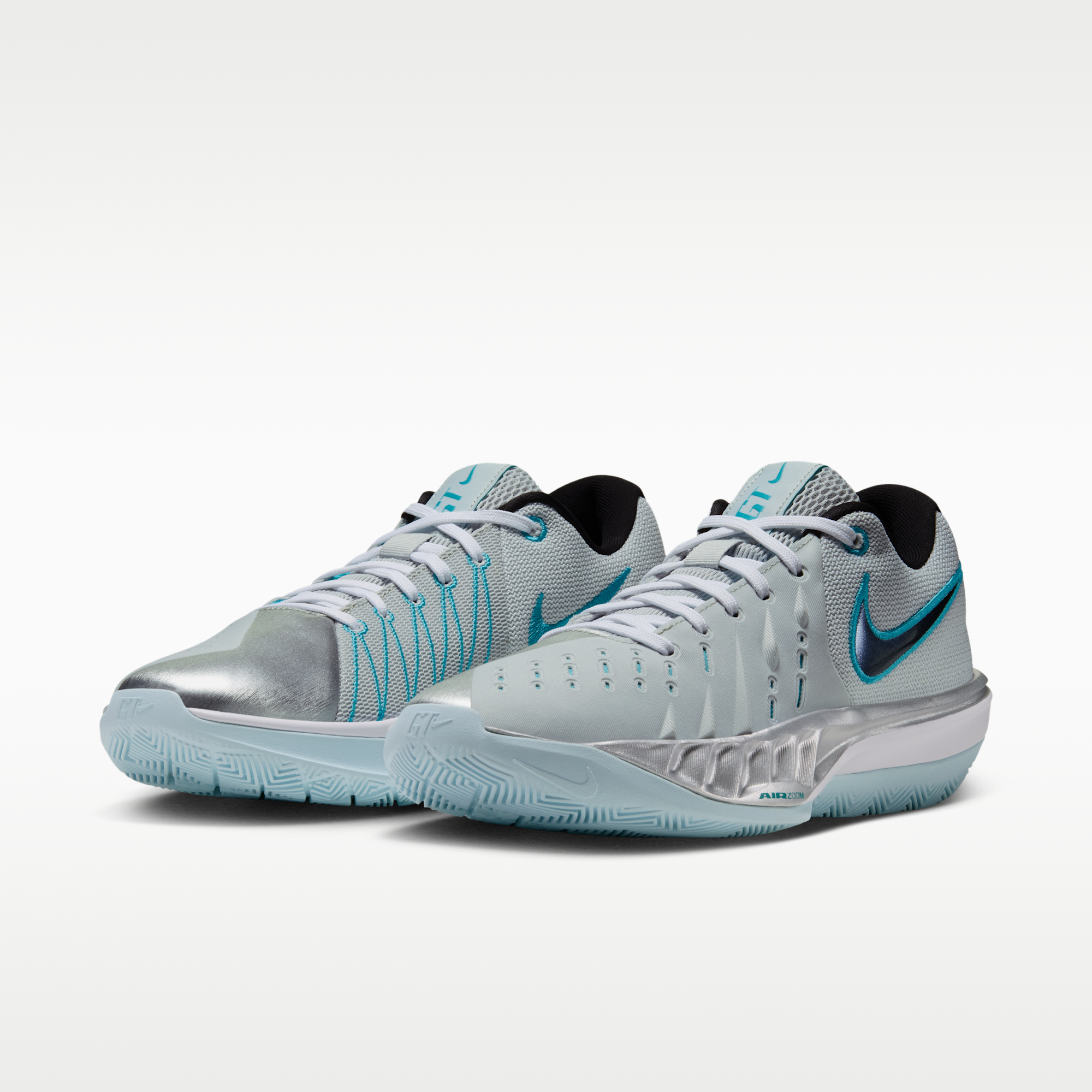Nike G.T. Cut Academy 2 - Pure Platinum/Dusty Cactus/Glacier Blue/Metallic Silver - 5